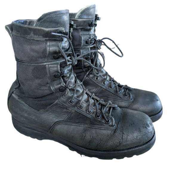 Belleville Military Issue Steel Toe High Top Boots - Size 12 R main image 4